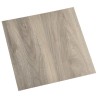 Dalles de plancher autoadhésives 55 pcs PVC 5,11 m² taupe 