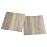 Dalles de plancher autoadhésives 55 pcs PVC 5,11 m² taupe 