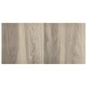 Dalles de plancher autoadhésives 55 pcs PVC 5,11 m² taupe 