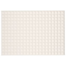Couverture lestée Crème clair 138x200 cm 10 kg Tissu 