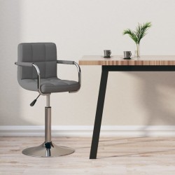 Tabouret de bar Gris clair Tissu 