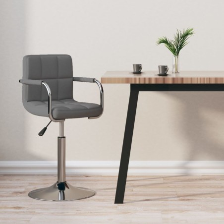 Tabouret de bar Gris clair Tissu 