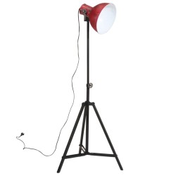 Lampadaire 25 W rouge délavé 61x61x90/150 cm E27 