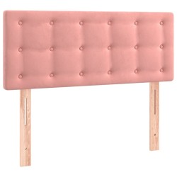 Tête de lit à LED Rose 90x5x78/88 cm Velours 