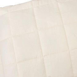 Couverture lestée Crème clair 135x200 cm 10 kg Tissu 