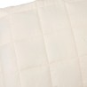 Couverture lestée Crème clair 135x200 cm 10 kg Tissu 