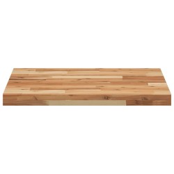 Dessus de table carré 60x60x4 cm bois massif d'acacia 