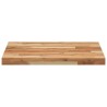 Dessus de table carré 60x60x4 cm bois massif d'acacia 