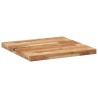 Dessus de table carré 60x60x4 cm bois massif d'acacia 