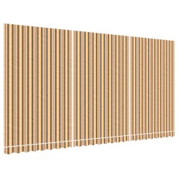 Tissu de remplacement pour auvent rayures multicolores 6x3 m 