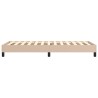 Cadre de lit sans matelas cappuccino 90x200 cm similicuir 