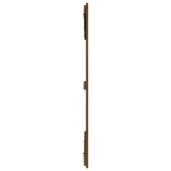 Tête de lit murale Marron miel 159,5x3x110cm Bois massif de pin 