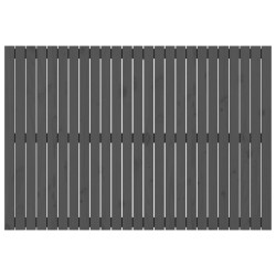 Tête de lit murale Gris 159,5x3x110 cm Bois massif de pin 