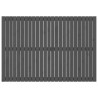 Tête de lit murale Gris 159,5x3x110 cm Bois massif de pin 