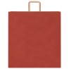 Sacs en papier 250 pcs avec poignées rouge 45x17x48 cm 