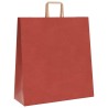 Sacs en papier 250 pcs avec poignées rouge 45x17x48 cm 