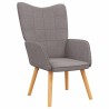 Chaise de relaxation Taupe Tissu 