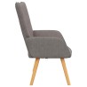 Chaise de relaxation Taupe Tissu 