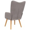 Chaise de relaxation Taupe Tissu 