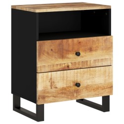 Table de chevet 50x33x62 cm Bois de manguier et d'ingénierie 