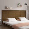 Tête de lit murale Marron miel 206x3x91,5 cm Bois massif de pin 
