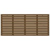 Tête de lit murale Marron miel 206x3x91,5 cm Bois massif de pin 