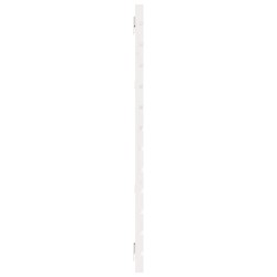 Tête de lit murale Blanc 206x3x91,5 cm Bois massif de pin 