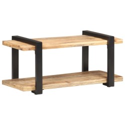 Meuble TV 90x40x40 cm Bois de manguier brut 
