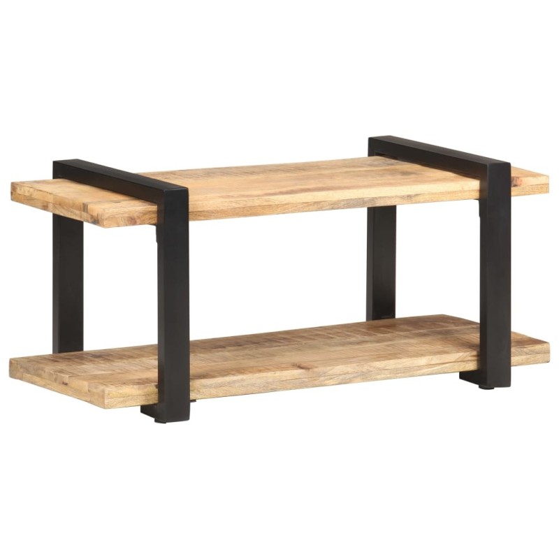 Meuble TV 90x40x40 cm Bois de manguier brut Meuble TV 90x40x40 cm Bois de manguier brut