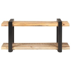 Meuble TV 90x40x40 cm Bois de manguier brut 