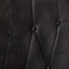 Chaise à oreilles Noir Cuir véritable 
