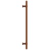 Poignées d'armoire 20 pcs bronze 224 mm acier inoxydable 