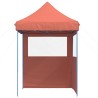 Tente de réception pliable escamotable avec 2 parois latérales 