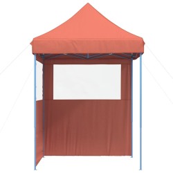 Tente de réception pliable escamotable avec 2 parois latérales 