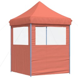 Tente de réception pliable escamotable avec 2 parois latérales 