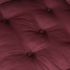 Pouf modulaire marron 70x70x36 tissu 