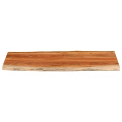 Dessus de table 140x60x2,5cm rectangulaire bois massif d'acacia 