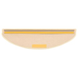 Tapis d'escalier autocollants 15 pcs 65x21x4 cm Beige 