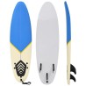 Planche de surf 170 cm Bleu et crème 