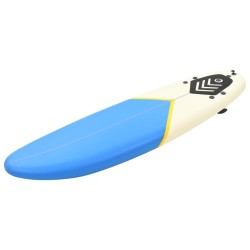 Planche de surf 170 cm Bleu et crème 