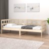 Lit de jour sans matelas bois de pin massif 80x200 cm 