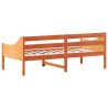 Lit de jour sans matelas cire marron 75x190 cm pin massif 