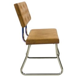 Banc 110 cm Marron Velours 