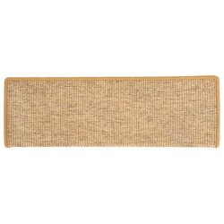 Tapis d'escalier auto-adhésifs 15 pcs Orange 65x21x4 cm 