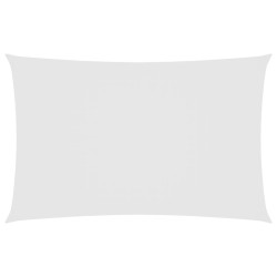 Voile de parasol tissu oxford rectangulaire 6x8 m blanc 