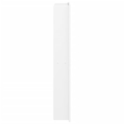 Niche de douche blanc mat 32x62x9 cm acier inoxydable 