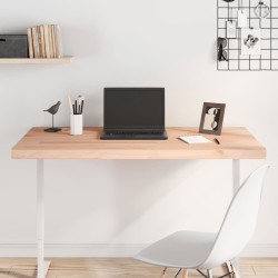 Dessus de bureau 110x60x4 cm bois massif de hêtre 