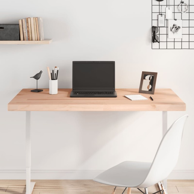 Dessus de bureau 110x60x4 cm bois massif de hêtre 