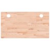 Dessus de bureau 110x60x4 cm bois massif de hêtre 