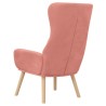 Chaise de relaxation Rose Velours 